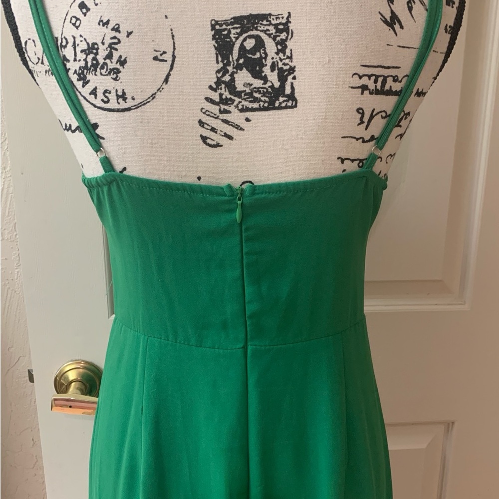 SHEIN Vibrant Green Criss Cross Dress - Picture 7 of 10